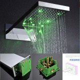 High Quality 3 Function LED Light Rain Waterfall Shower Head