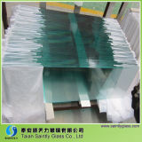 2mm-10mm Tempered Clear Float Glass for Building/Window with Polished Edge