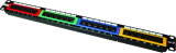 Patch Panel -Cat 5e 24-Port Patch Panel With Colors (IDC Style)