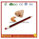 Plastic Pencil Sharpener with Nose Shape