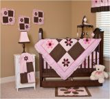 European Style Cotton Crib Baby Bedding Set Suitable for Baby