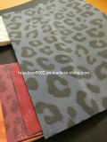 Grey Lion Design PU Leather for Boots, Bags (HSNI0006)
