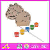 2014 New Play Paint Toy Kids Toy, Cheap DIY Wooden Toy Children Paint Toy, Educational Toy Wooden Paint Baby Toy W03A053