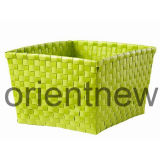 PP Straped Woven Basket for Storage