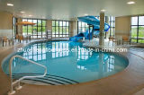 Indoor Resort Pool Curved Slide