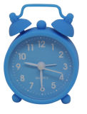 Fashion Design Colorful Mini Quartz Silicone Table Alarm Clock