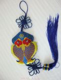 Cloth Art Series (Blue Double Fish)