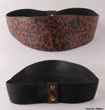 Leopard Grain PU Belt