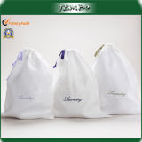 Cheap Recycled Hotel Use Non Woven Laundry Drawstring Bag