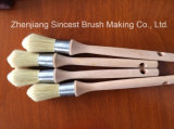 High Quality Pure White Bristle Round Paint Brush