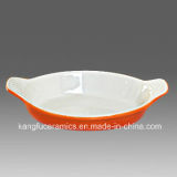Custom Design Ceramic Bakeware Pan