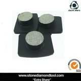 Round Grinding Segment on Redi Lock Grinding Plate