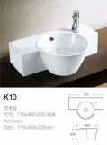 Bathroom Ceramics Above Counter Art Basin/Vessel Sink (K10)