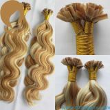 Piano Color 27#/613# Body Wave Remy Flat Tip Hair Extesnion