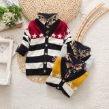 12gg 100%Cotton Spring/Autumn Boy Knitwear Children Cardigan