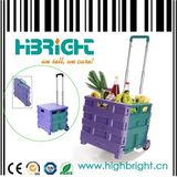 Wheeled Plastic Folding Cart