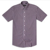 Men's Casual Short Sleeve100% Cotton Shirt (WXM125)