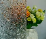 3mm-5mm Clear Flora Patterned Glass for Building Glass