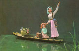 Clay Figuring - Girl and Boat