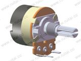 [dy] Rotary Duplex Lock Ordinary Potentiometer R2401S1-RN-B6.5-K