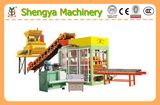 Qt4-15 Fully Automatic Hydraulic Concrete Hollow Brick Making Machinery in Nigeria, Algeria and Tanzania