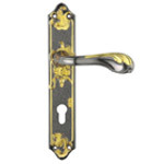 Zinc/Iron Plate Zinc/Alu Handle Mortise Plate Door Lock 99229-262 Bn Gp