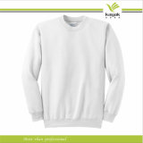 OEM High Quality Lady's White Cotton Plain Sweatshirt (KY-H049)