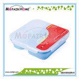 3-Compartment Eco Collapsible Silicone Lunch Box (FD003)