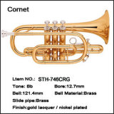Cornet Gold Lacquer Bb Key