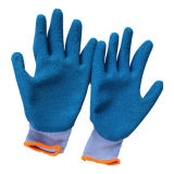Natural Latex Gloves, with Dipped Wrinkle. Anti-Friction.