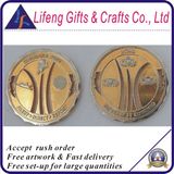 Custom Gold and Silver Two-Tone Petal Cut Military Coin