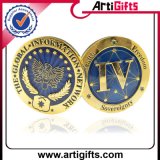 Customized Souvenir Coin with Plating Brass