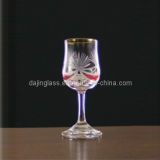 Crystal Goblet with Flower