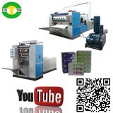 High Speed 4 Line V-Folding Paper Facial Machine, Facial Tissue Lamunating Machinery Manufacturer