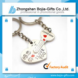 Metal Heart Couple Keychain, Lover Romantic Creative Key Chain (BG-KE553)