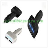 Newest Cigarette Lighter Voltmeter 2 Port USB Car Charger