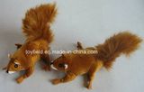 Real Life Animal Plush Squirrel Stuffed Pet Dog Toy