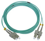 5m Fiber Optic Patch Cable Multimode 2.0mm Diameter Sc to Sc Duplex 50/125