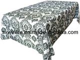 Damask Table Cloth Flock Table Cloth (WLTC028)