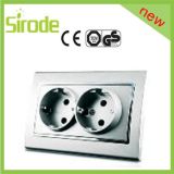 Silver Color Electric Switch and Socket