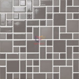Dark Grey Ceramic Mosaic Tiles (CST147)