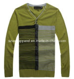 Man's Knitted Jacquard Garment (SZWA-0701)