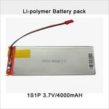 3.7V 4000mAh Li-Po Battery Pack