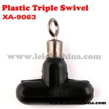 Wholesale Fishing Tackle Plastic Triple Swivel