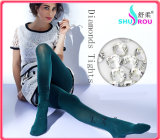 Fashion Sexy Diamond Tights Bowknot Pantyhose Silk Socks Stockings for Women (SR-1289)