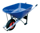 97L Plastic Garden Wheelbarrow Wb6601 with 400-8 Pneumatic Wheel