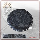 Ductile Iron Manhole Cover for Pavement Access with Round Frame