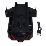 Dual Cooling Breeze Air Fan System Charge Stand for xBox One Console & Controller
