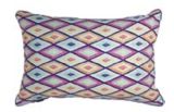 Cotton/Linen Rectangular Cushion Cover with Diamond Digital Printing (LN045)