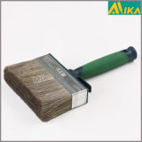 Green Rubber Plastic Handle Pet/Bristle Mixture Ceiling Block Brush